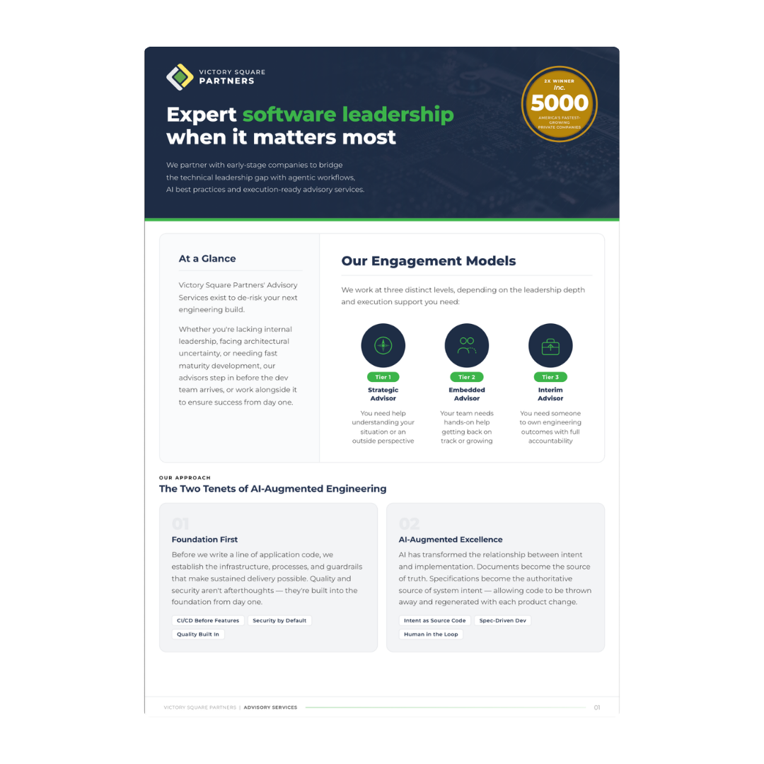 Victory Square Partners - AI Advisory Services